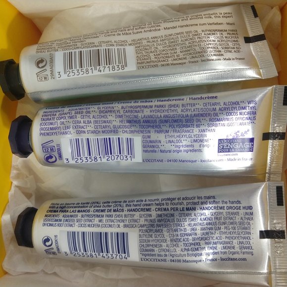 L'Occitane Hand Cream Gift Set Enriched with Shea Butter 30ML X 3 New - Picture 3 of 5